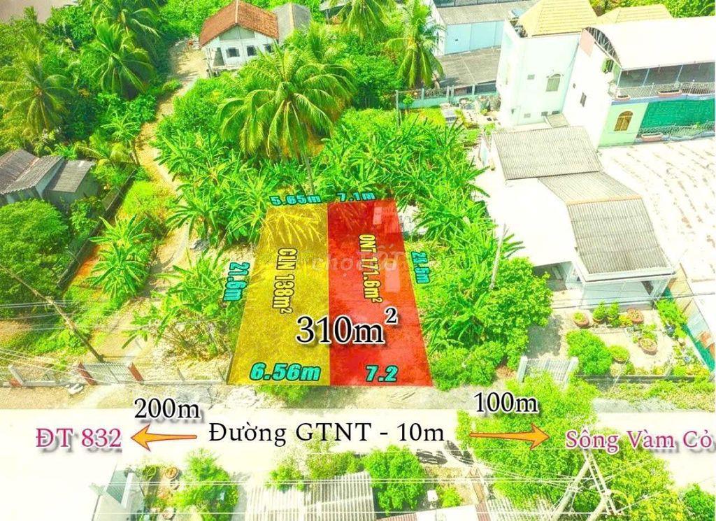 Hàng thơm, chỉ 1.1 tỷ sở hữu 310m² đất thổ vườn đường xe cont