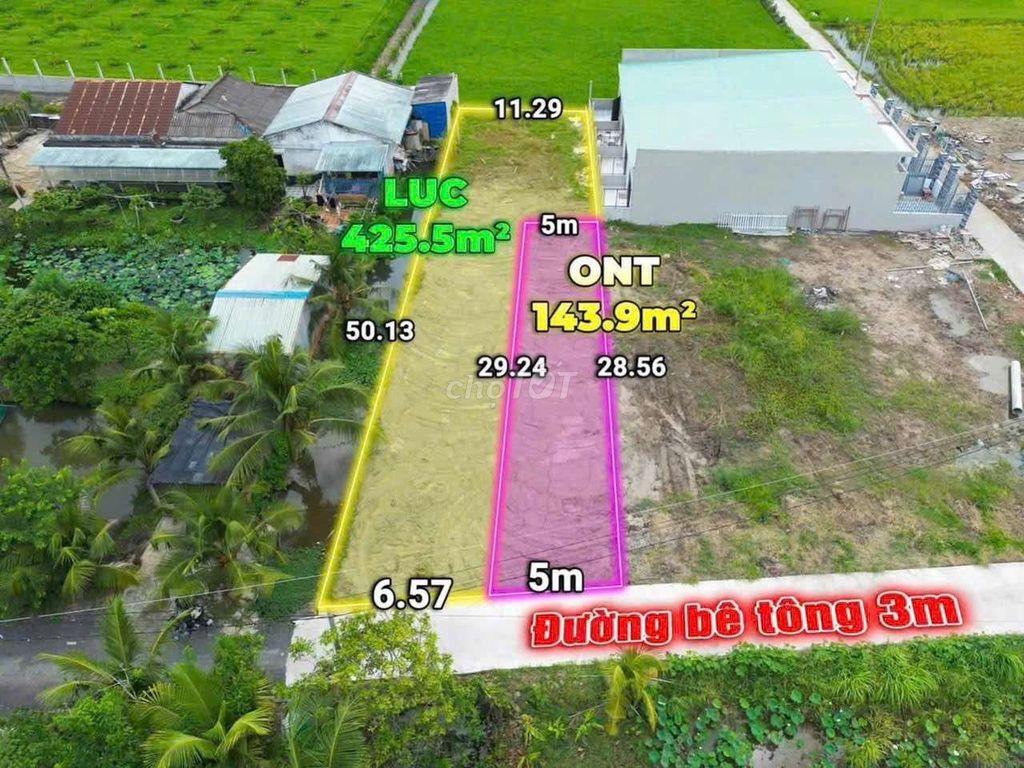 Hàng ngộp, chỉ 1.35 tỷ sở hữu 569m² đất thổ vườn