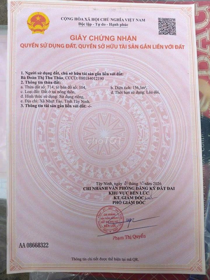 Hàng ngộp, chỉ 999tr sở hữu nhà vườn đường nhựa Nguyễn Văn Mỹ