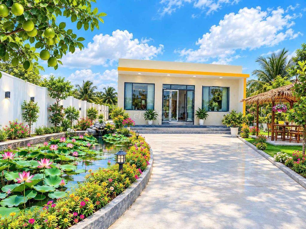 Quá đẹp, nhà vườn 1068m² đất full thổ View Kênh chỉ  3.5 tỷ