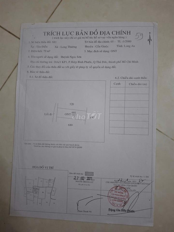 Nhà cấp 4 sổ hồng riêng, gần trạm y tế Hưng Long