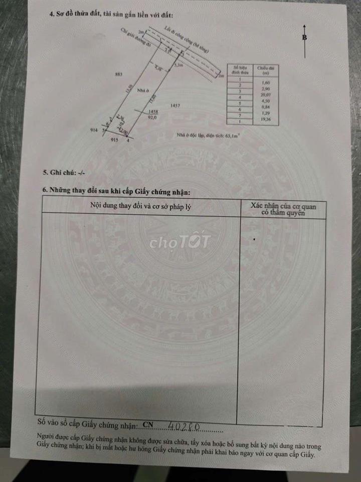Bán nhà Mỹ Lộc. Cần Giuộc. Long An. Nhà Chính Chủ 