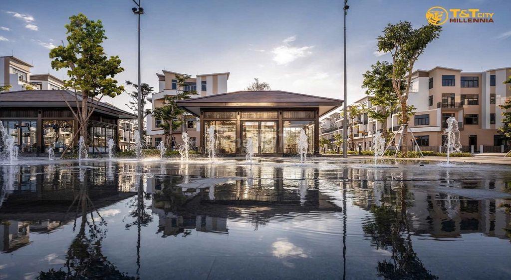 Mặt bằng shophouse Tầng 3, 100m2, thang máy ngay mặt tiền Phố đi bộ