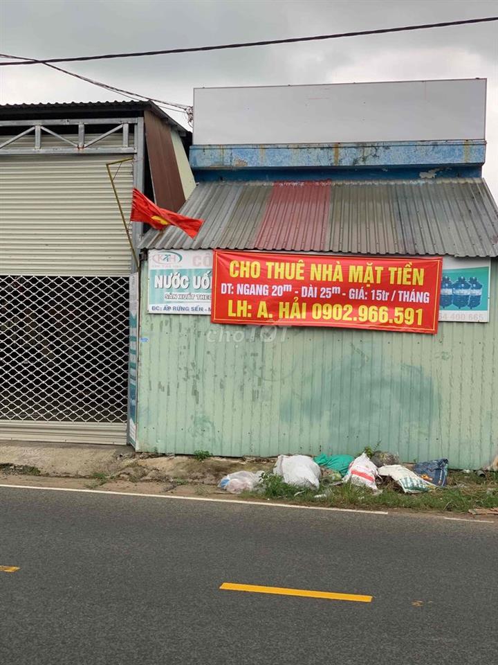 CHO THUÊ NHÀ ĐẤT LONG AN 20x25m