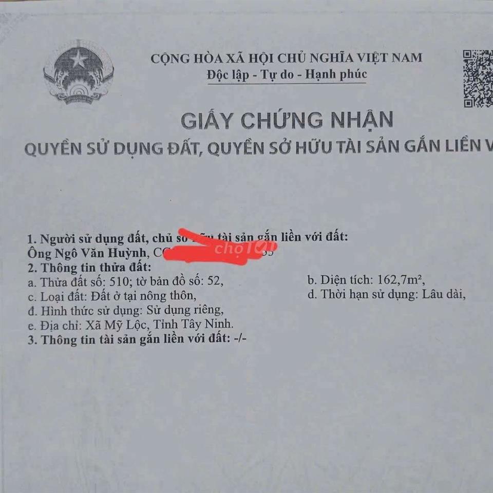 Đất Mỹ Lộc 