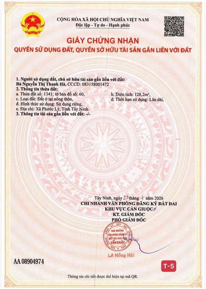 Bán Đất Ngay Ủy Ban Xã Phước Lý