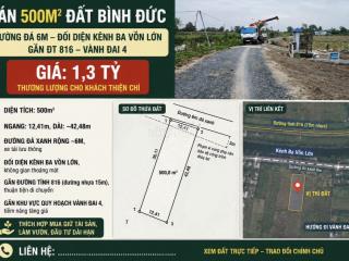 500m² Bình Đức – Đường đá 6m – Gần ĐT 816, Vành đai 4
