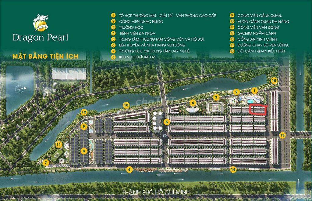 Bán lô đất 90m2 gần công viên nội khu