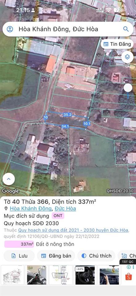 Đất nền full thổ cư đức hoà long an.