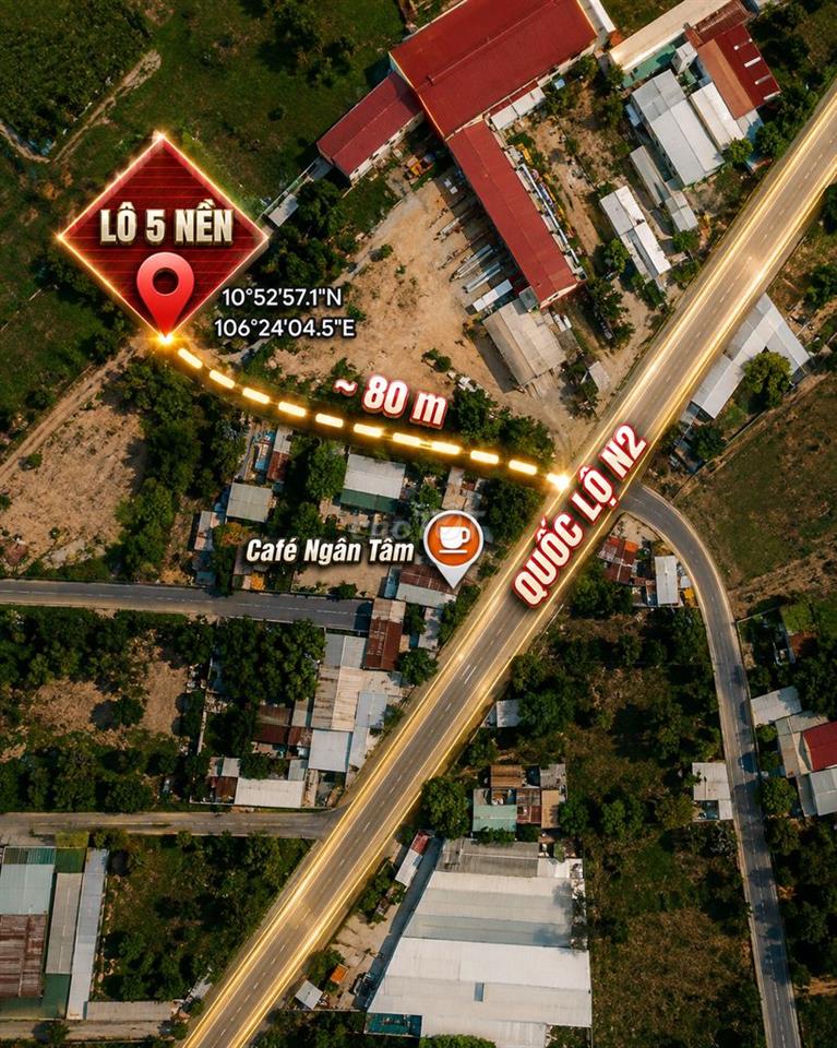 BÁN ĐẤT NỀN HẬU NGHĨA GẦN VINHOMES GREEN CITY – GIÁ 1,3 TỶ/LÔ