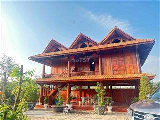 Cần bán gấp căn nhà gỗ sân vườn