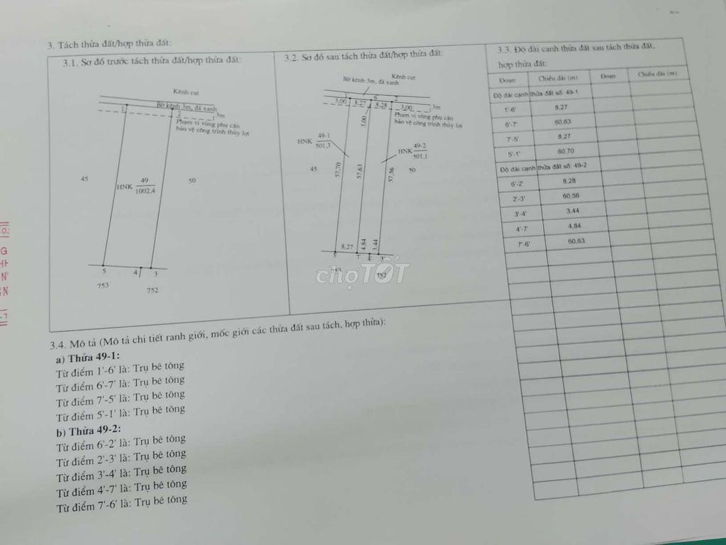 Bán đất vườn, sổ hồng riêng
