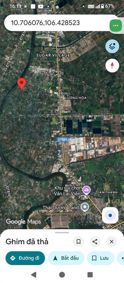 Bán đất vườn, sổ hồng riêng