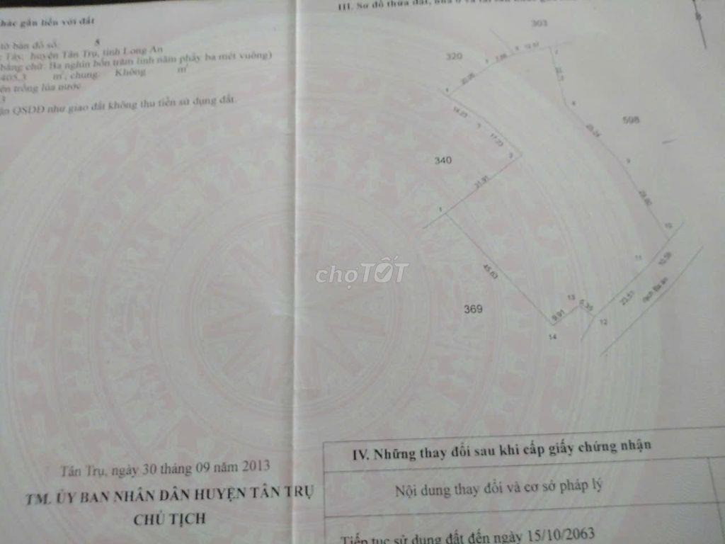 Cần bán 5662 m2 đất nông nghiệp ven sông tại ấp 3, Tân Phước Tây