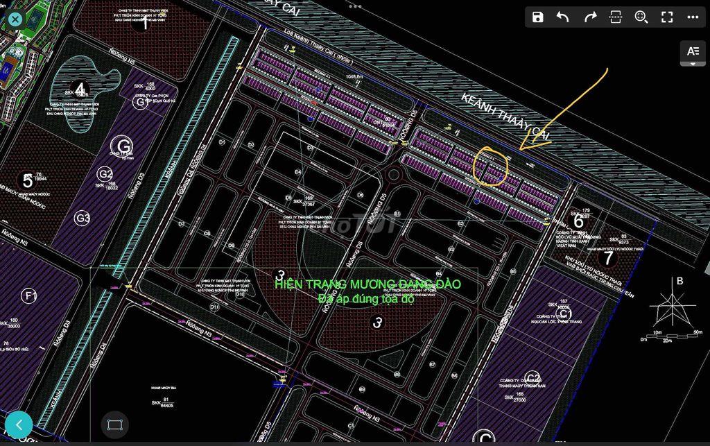 Bán nền A2-24 Vistsland 5x18 Mt view kênh Thầy Cai
