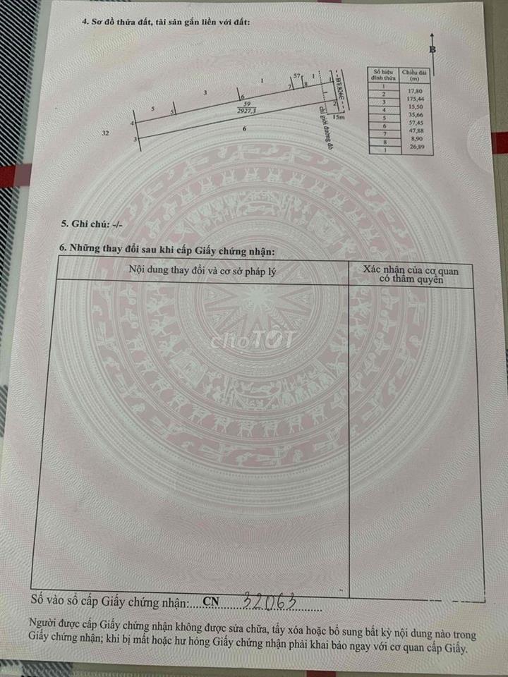 cần bán mặt tiền đường 826C  long Hậu  2927m2 giá 11 tr / 1m2