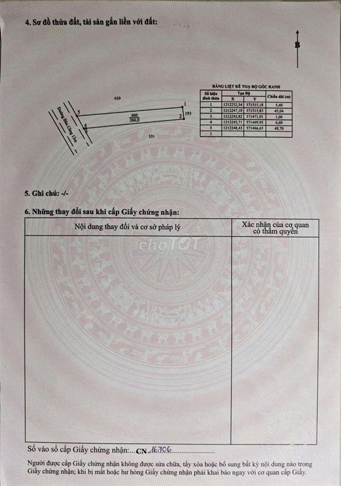 Bán đất thổ vườn cách cổng Vin930 100mét