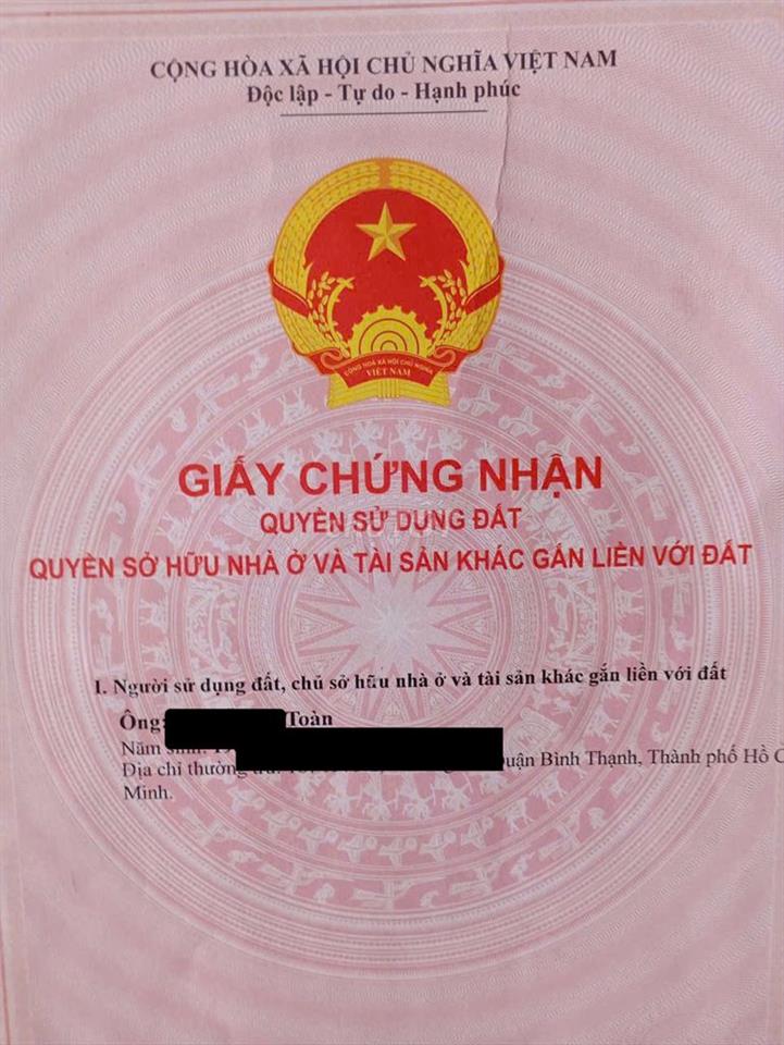 Mặt tiền thổ cư Giồng Lớn gần ngã 4 Mỹ Hạnh Nam