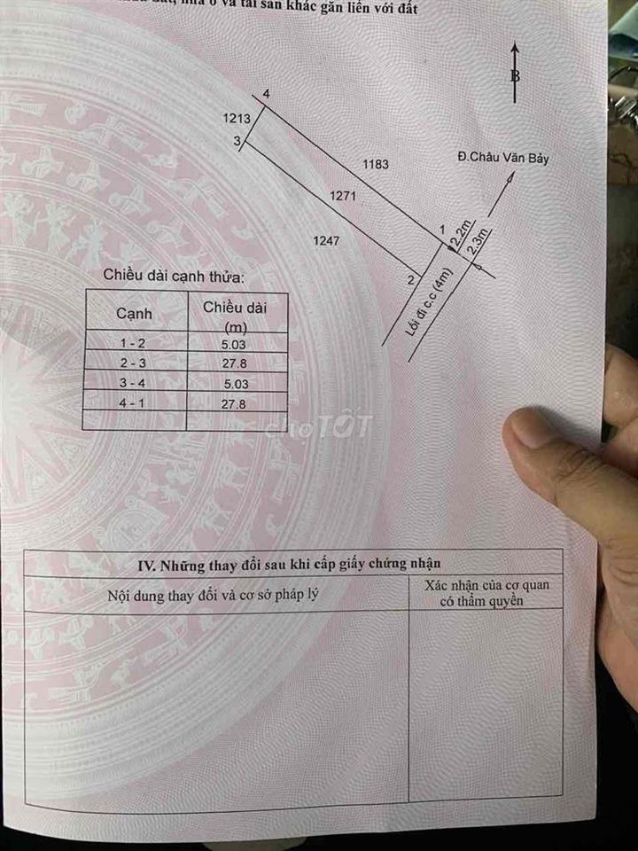 Đất cực hót khu công chức - văn phòng Tân An