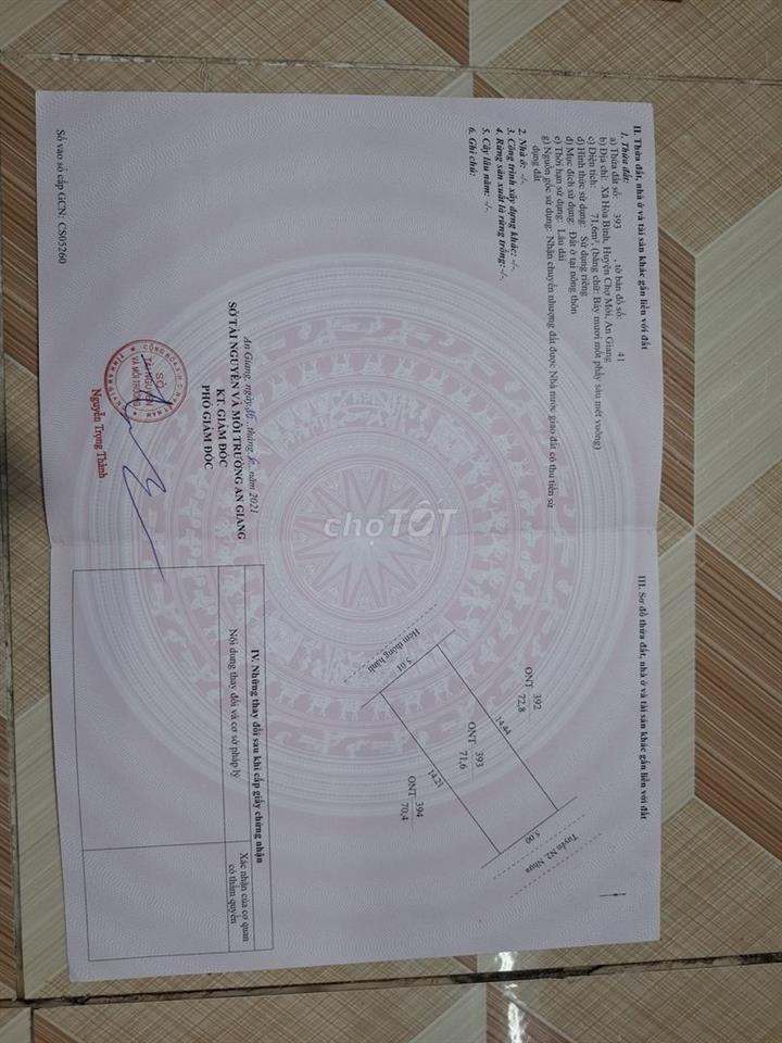 Chính Chủ Cần bán Nền Chợ & Khu Dân Cư