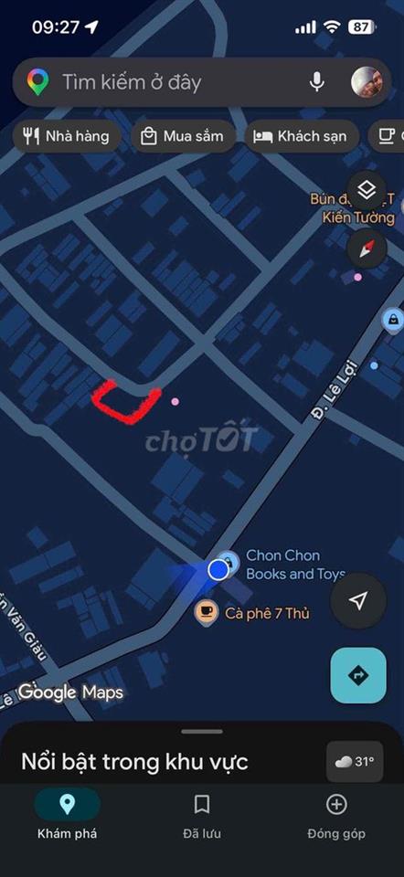 Cần bán 2179 m2 đất lúa . trung tâm thị xã Kiến Tường , Long An