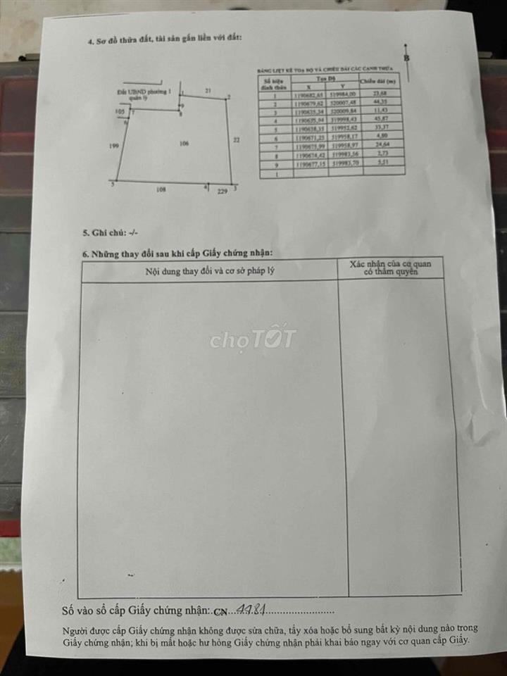Cần bán 2179 m2 đất lúa . trung tâm thị xã Kiến Tường , Long An