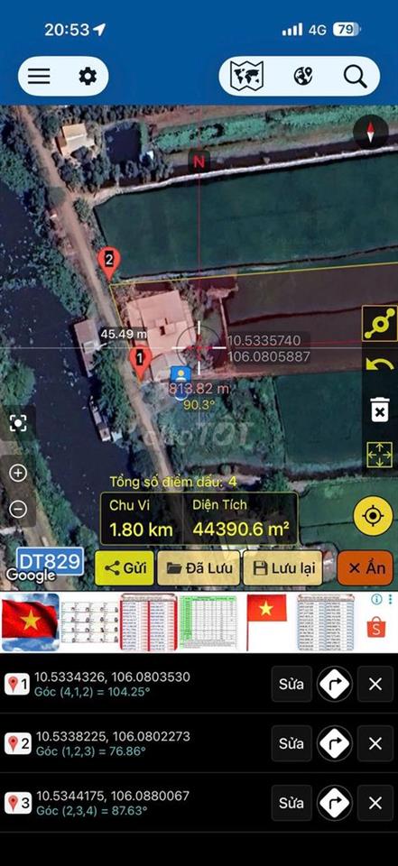 Bán Đất Thổ Cư 6000m2 + 38000m2 ruộng lúa