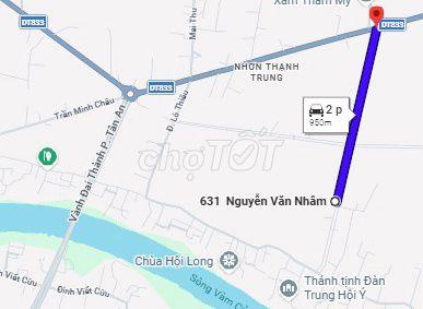 Bán đất lúa khu Nhơn Thạnh Trung, ô tô vào tới đất, thông DT833