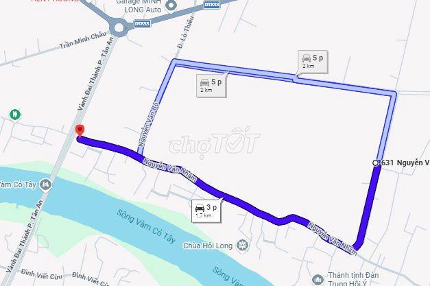 Bán đất lúa khu Nhơn Thạnh Trung, ô tô vào tới đất, thông DT833
