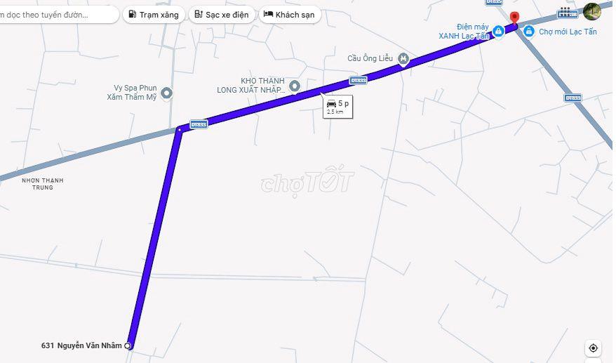 Bán đất lúa khu Nhơn Thạnh Trung, ô tô vào tới đất, thông DT833