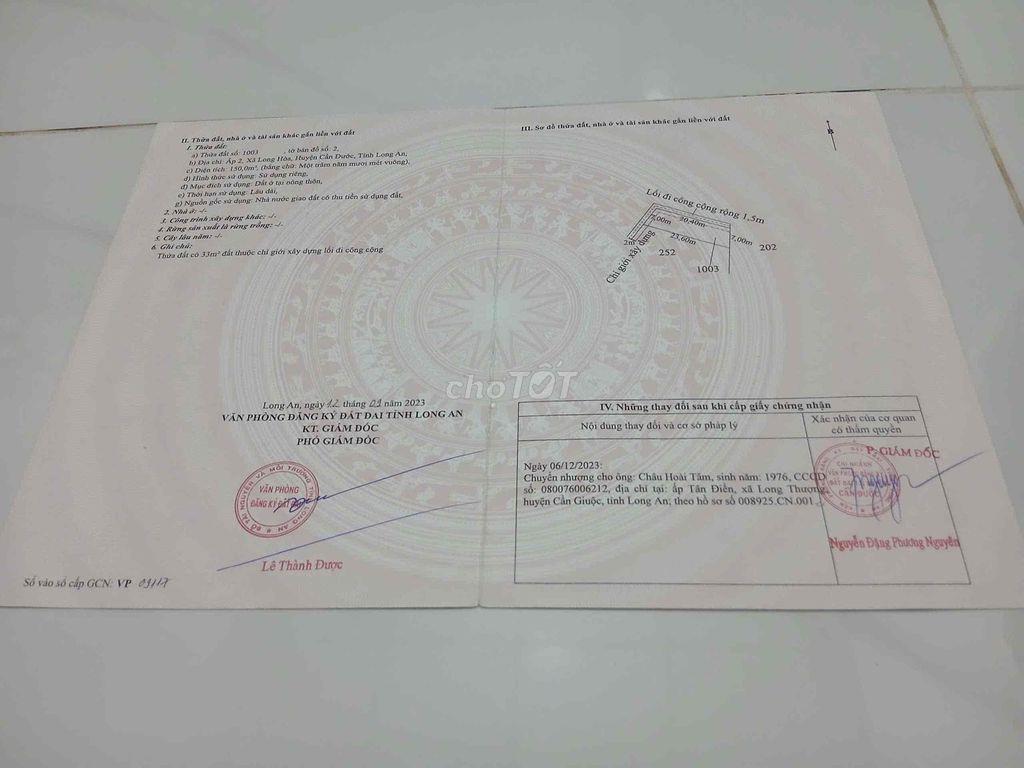 Đất Rạch Kiến Long An