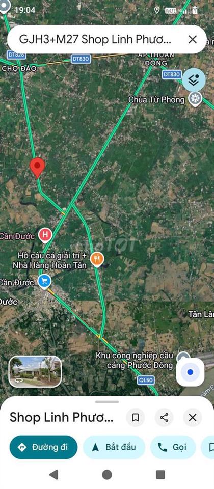 đất mặt tiền đt 826 9 chủ 