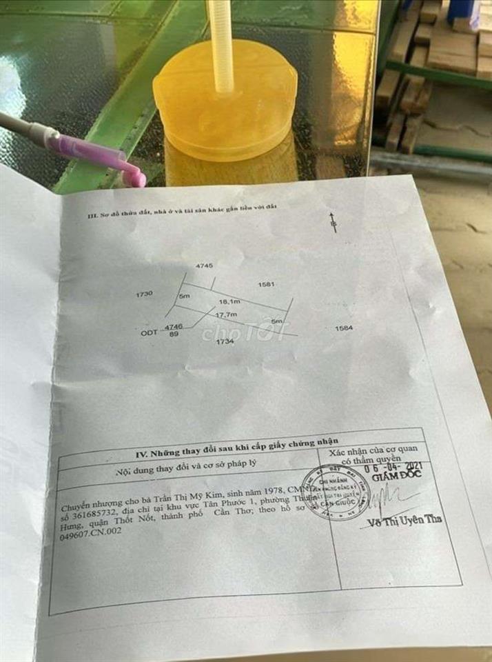 đất ở đô thị. kẹt tiền nên bán giá này. 