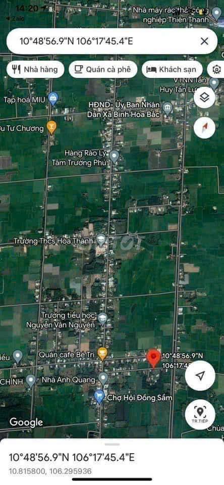 Bán đất tại Đức Huệ, Long An 621 m2