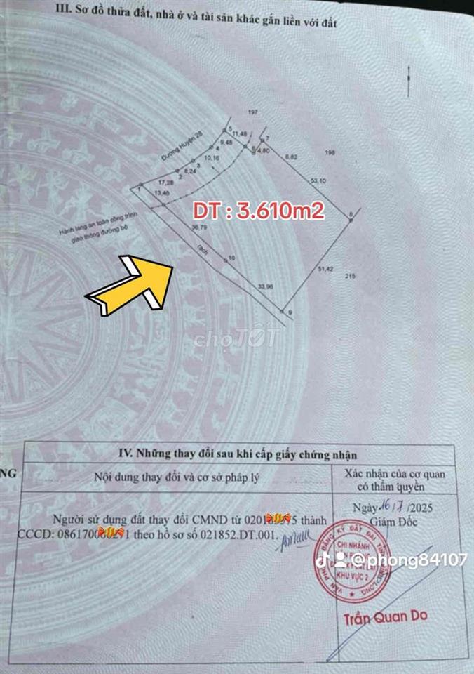 Bán Vườn Cây Ăn Trái