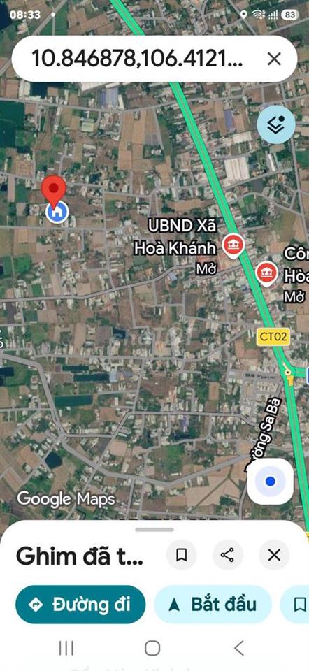 bán 3800m đất có 6 sổ,có 1430 thổ cư,xã hòa  khánh, hiện tại là ao cá 
