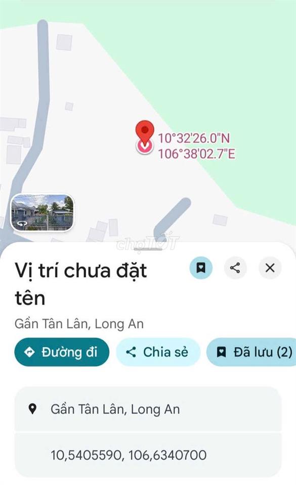 Chính chủ bán 2868,3m2 đất ruộng giá 400tr tại Xã Tân Lân, Long An
