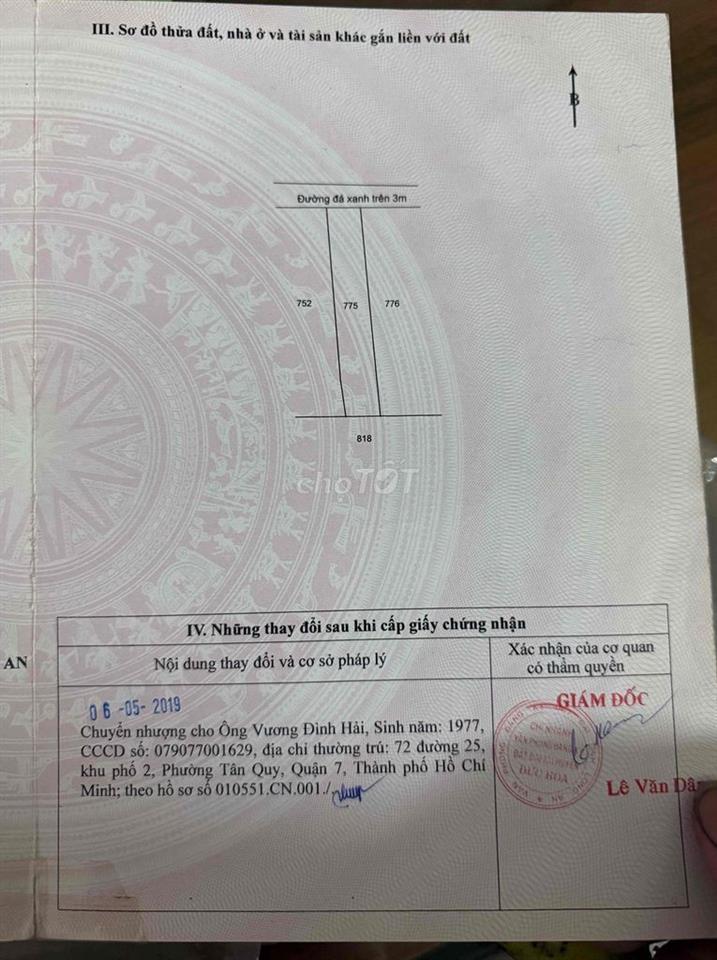 Bán đất 1/ Bàu Sen, Gần vành đai 3