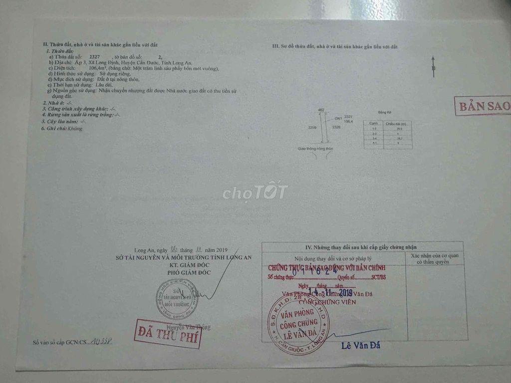 Đất Ngộp Chính chủ