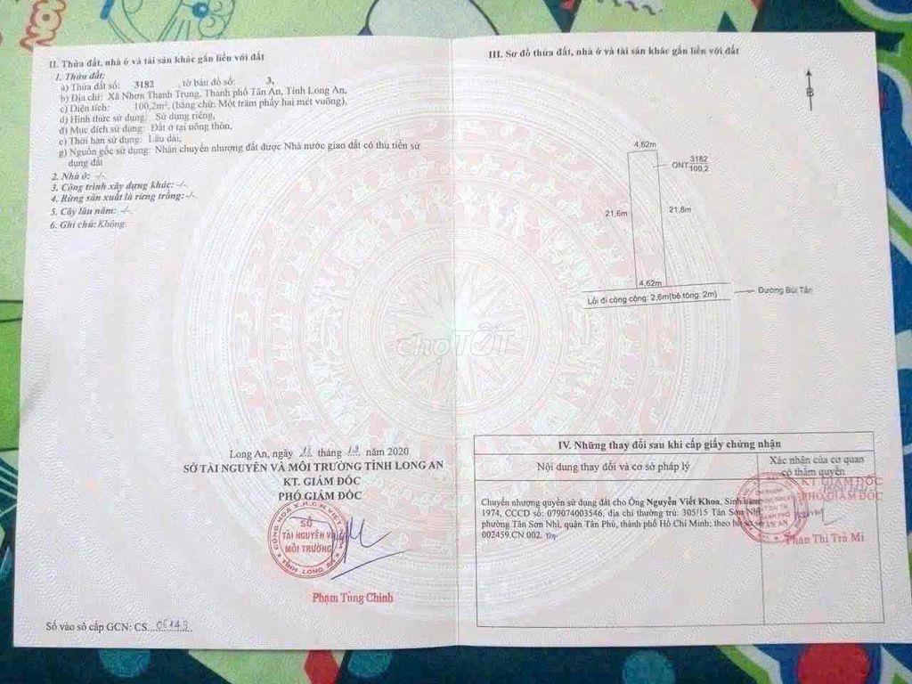 cần bán 2 lô đất thổ cư