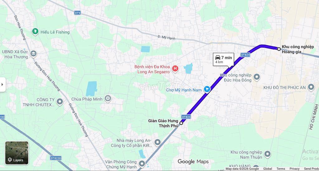BÁN 12.700M² ĐẤT TMDV CÓ CHỦ TRƯƠNG KHO XƯỞNG - GẦN KCN HOÀNG GIA