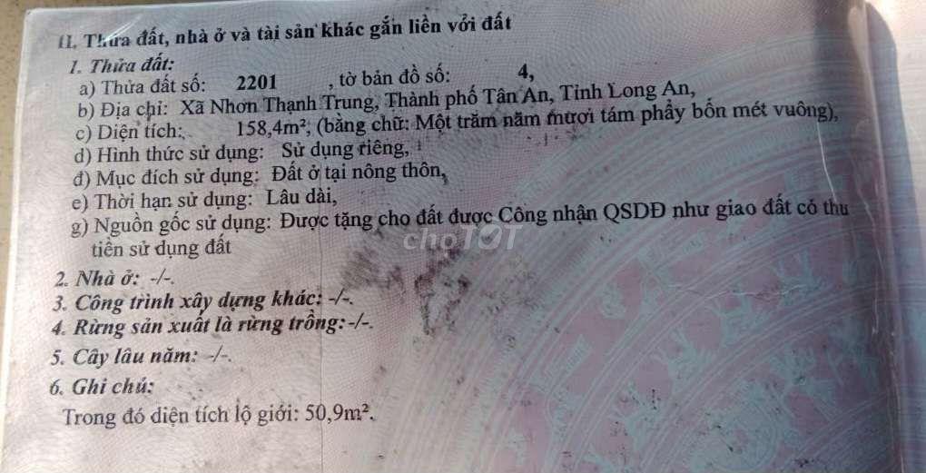 Bán lô đất nền 