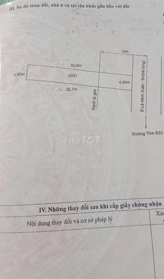 Bán lô đất nền 