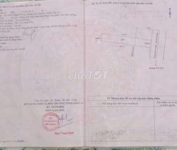 Bán lô đất nền 