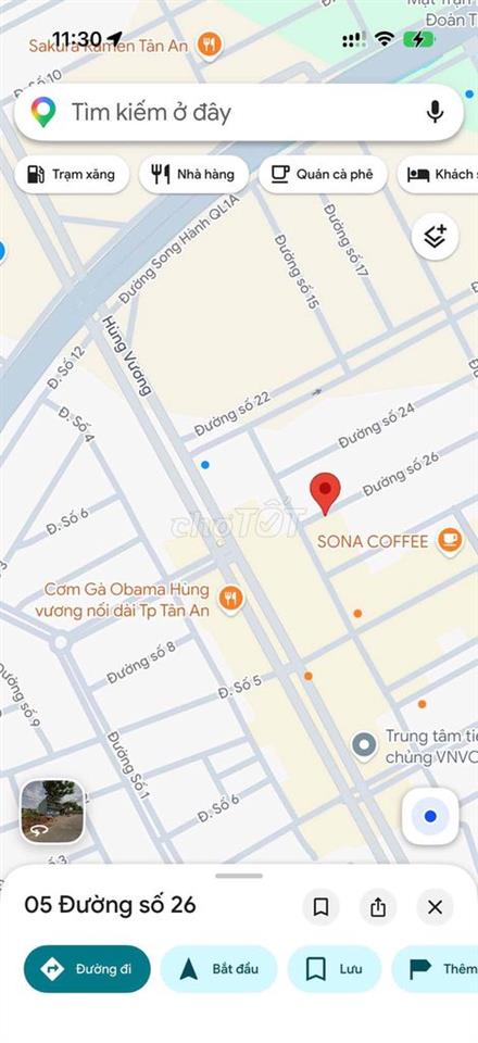 ĐẤT FULL THỔ CƯ ĐƯỜNG 26 HÙNG VƯƠNG NỐI DÀI
