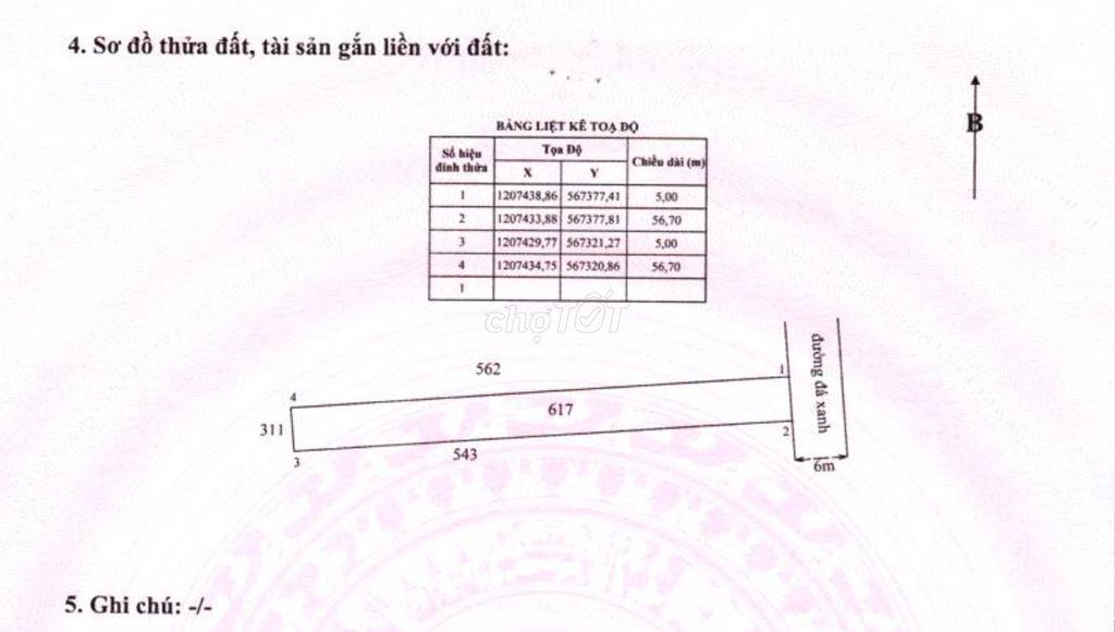 LÔ ĐẤT ĐẸP CÁCH 2 DỰ ÁN VINHOMES HẬU NGHĨA - TÂN MỸ CHỈ <2KM