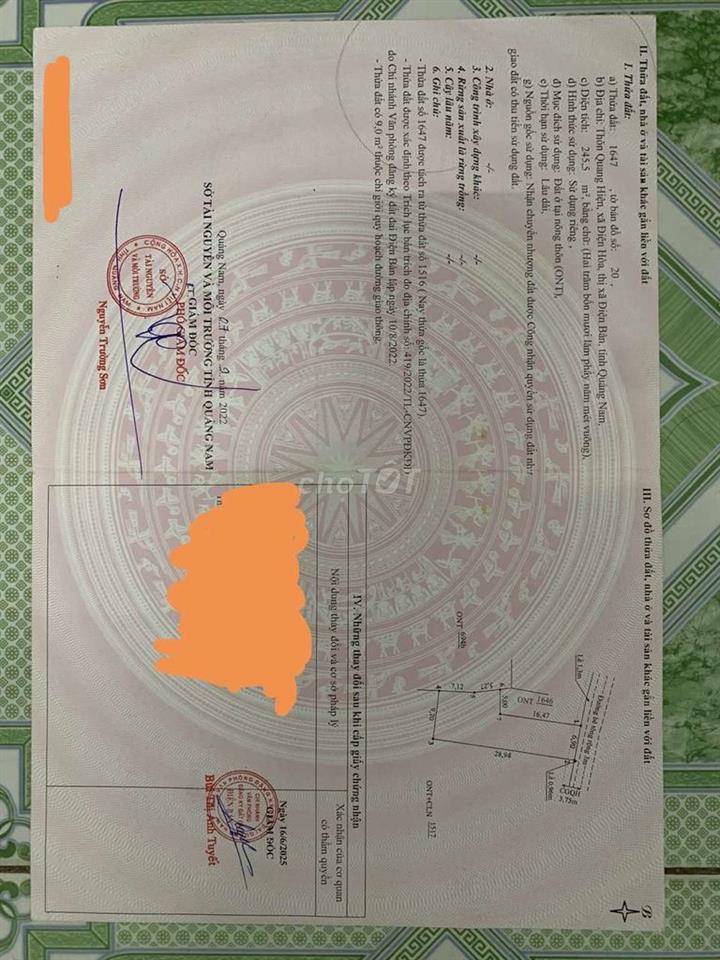 nhà bán thôn quang hiện xã điện hòa quãng nam