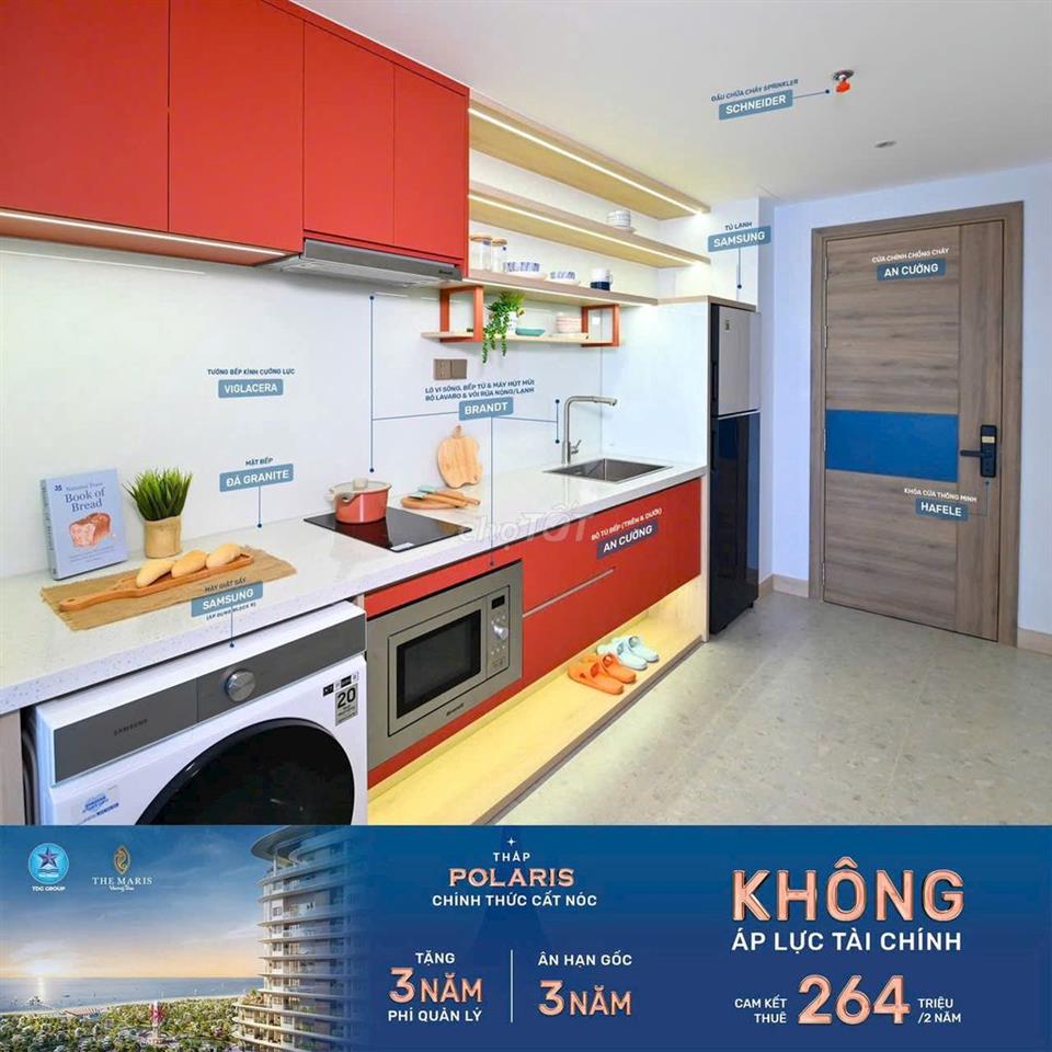188 TRIỆU KÝ HĐ CĂN 1PN BIỂN – ƯU ĐÃI GẦN NỬA TỶ, FULL NỘI THẤT