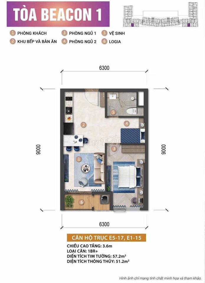 Giỏ hàng độc quyền Blanca city, căn hộ biển sở hữu lâu dài tại Tp.HCM