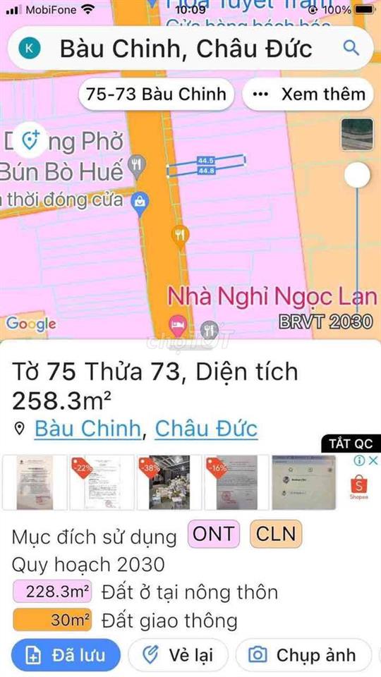 nhà mặt tiền quốc lộ 56